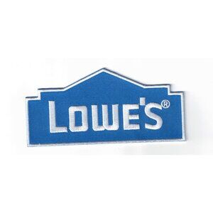 Lowe's Home Improvement Embroidered 2x5in Iron / Sew-On Patches
